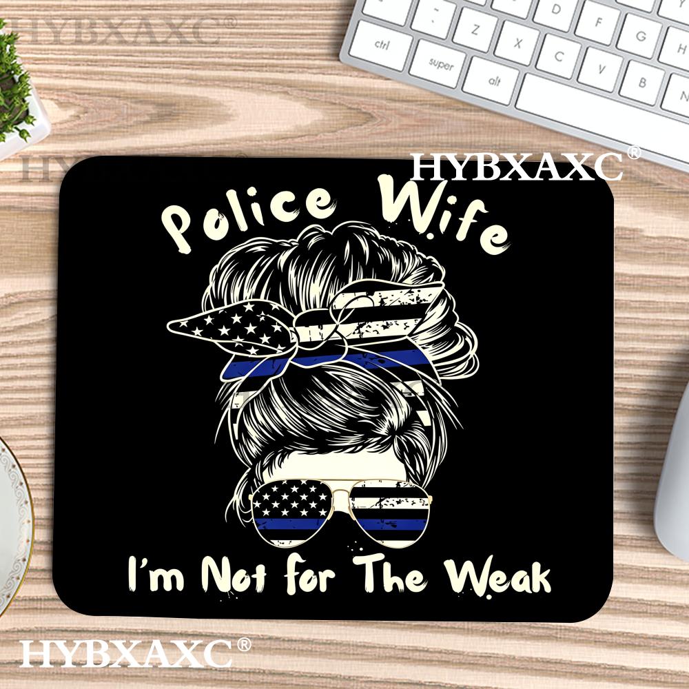Work Desk Home Setup - HYBXAXC Tappetino per mouse Police Wife