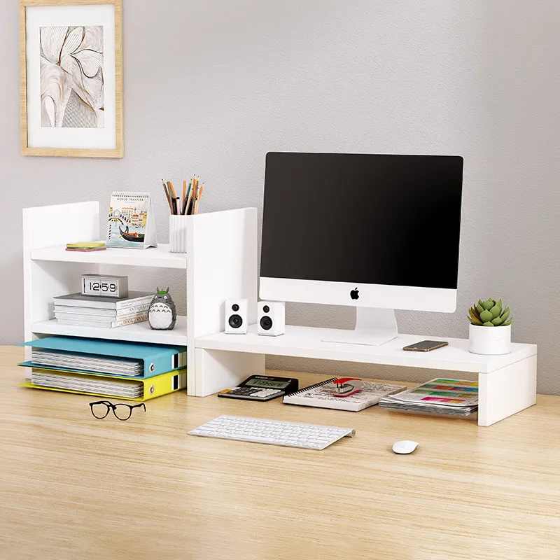 Monitor Riser Wood - Supporto per Monitor da Scrivania Regolabile