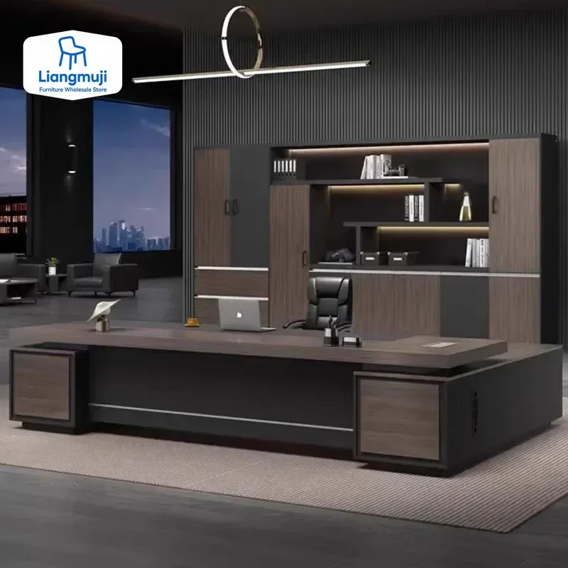 Work Desk Home Setup - Scrivania con piano sollevabile, sedia da
