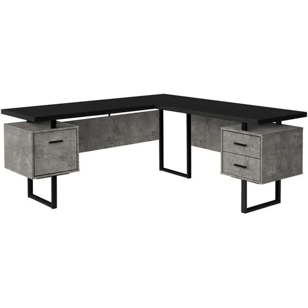 Desk Setup Office - Scrivania per computer a forma di