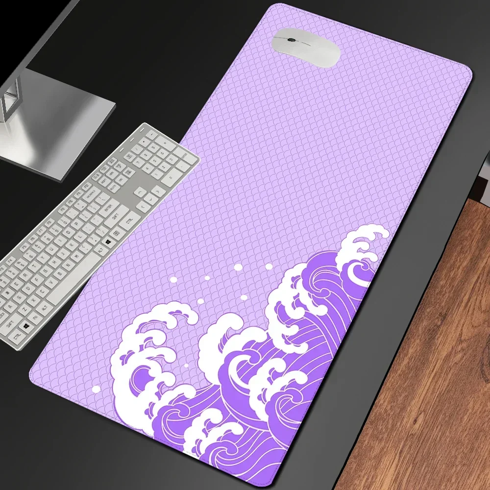 Desk Setup White - Nigth Mousepad Bianco X-raypad Aqua Control