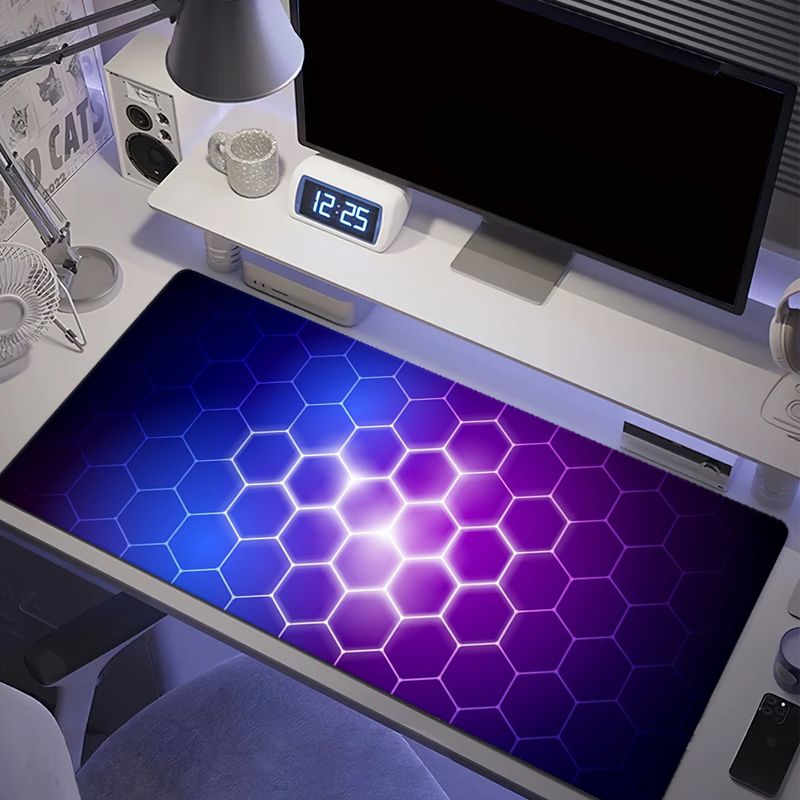 Rubber Mat Desk - Tappetino per Mouse Serie Honeycomb, Grande