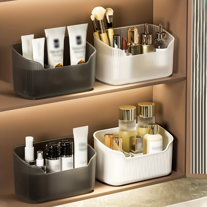 Desk Setup Shelves - Scatola portaoggetti cosmetica multifunzionale, ripiani organizer