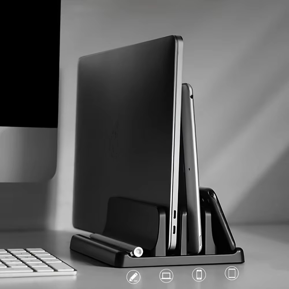 Vertical Laptop Stand - Supporto per laptop, supporto verticale per