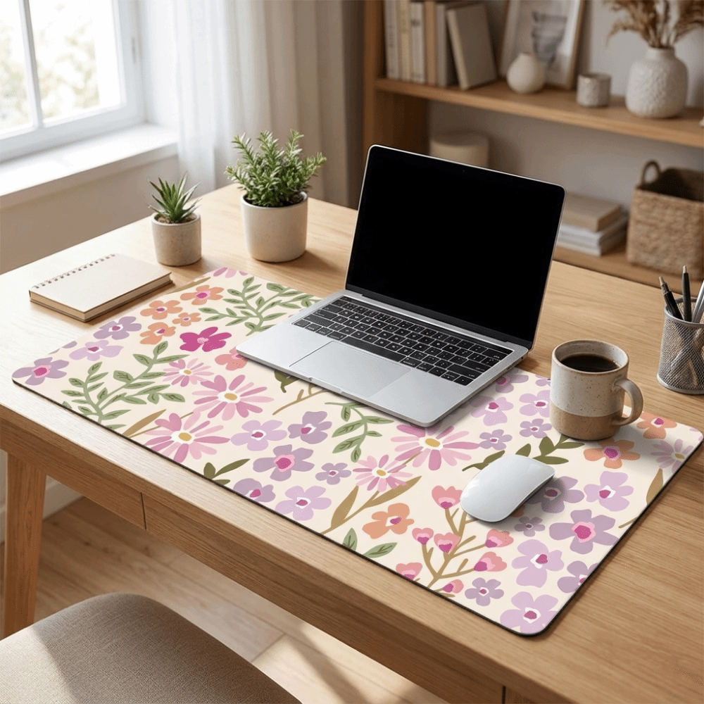 Rubber Mat Desk - Tappetino da Scrivania Grande con Motivo