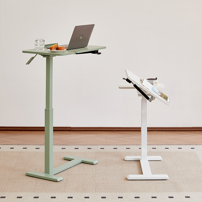 L Shaped Desk Setup - Tavolo da scrivania laterale con regolazione