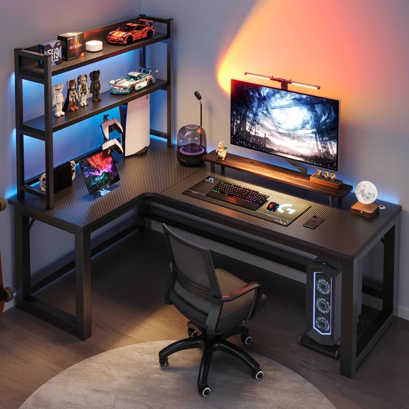 L Shaped Desk Setup - Scrivania per computer Tavolo ad angolo