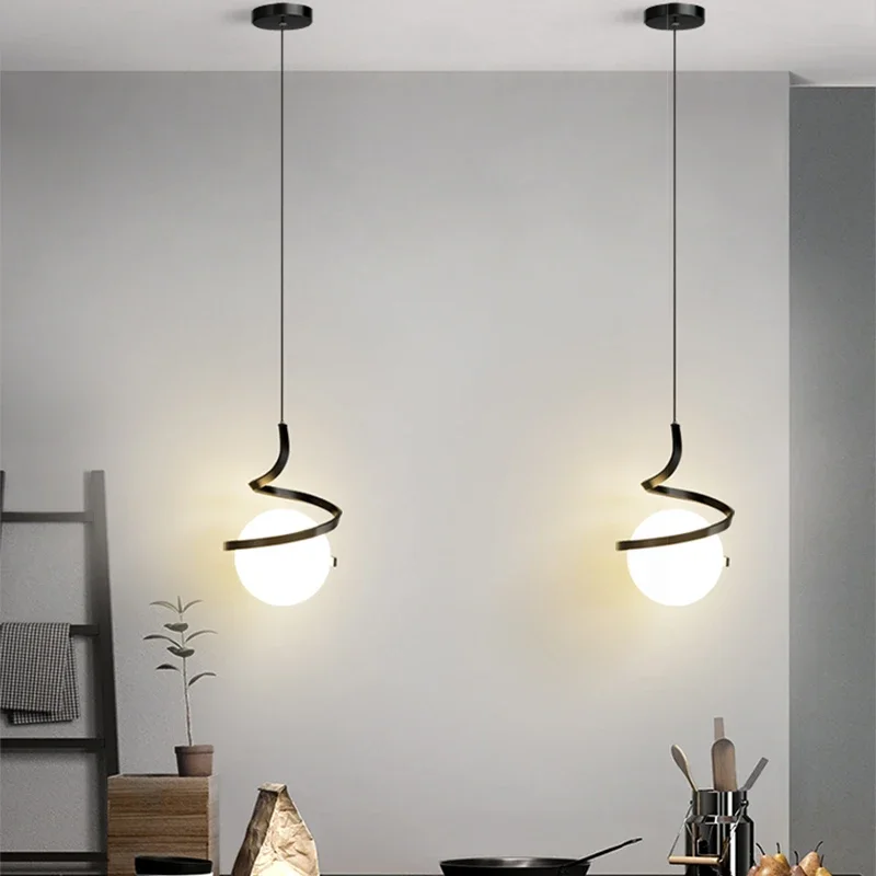 Desk Setup White - Lampada a sospensione a LED nordica