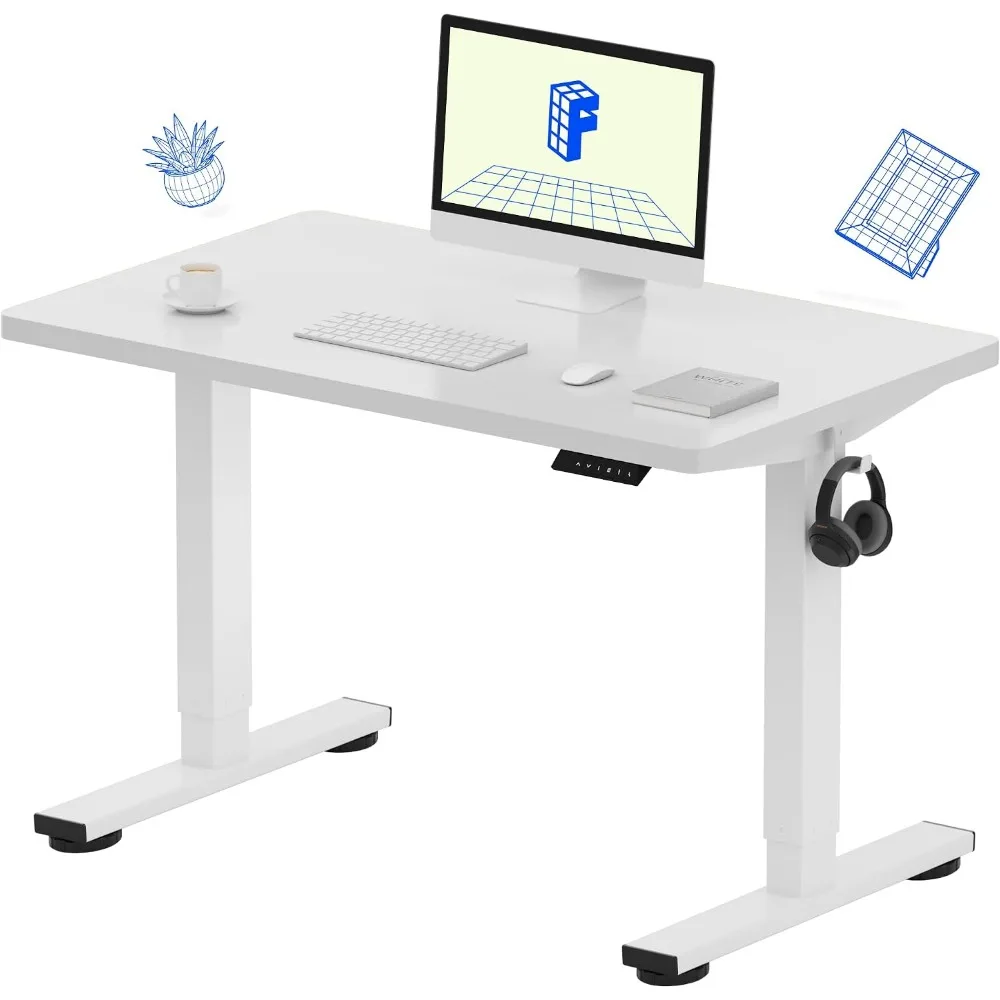 Desk Setup One Monitor - FLEXISPOT EN1 Scrivania Regolabile in Altezza