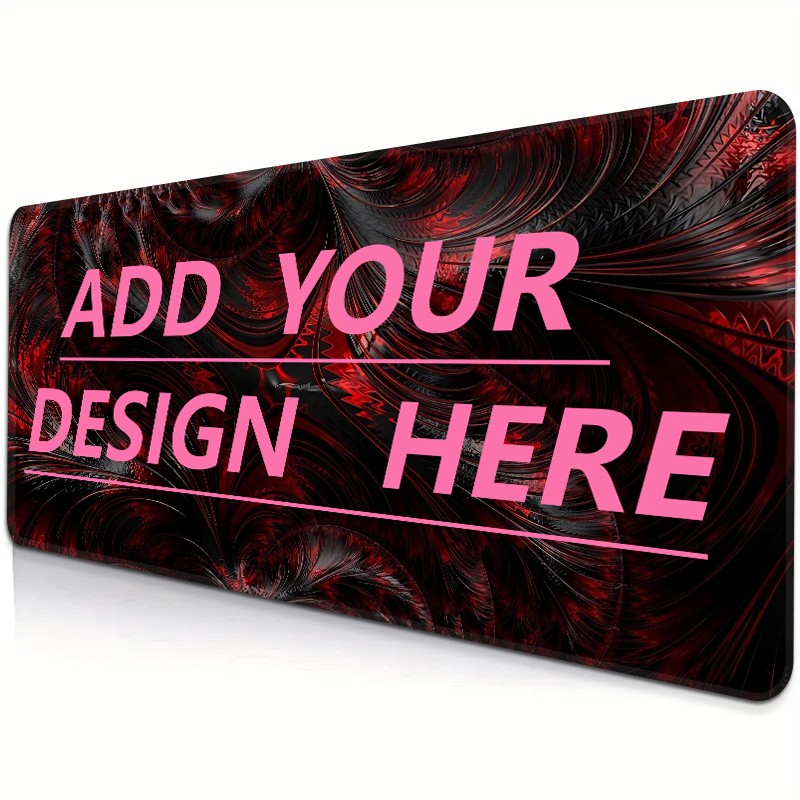 Rubber Mat Desk - Tappetino da scrivania personalizzato con stampa