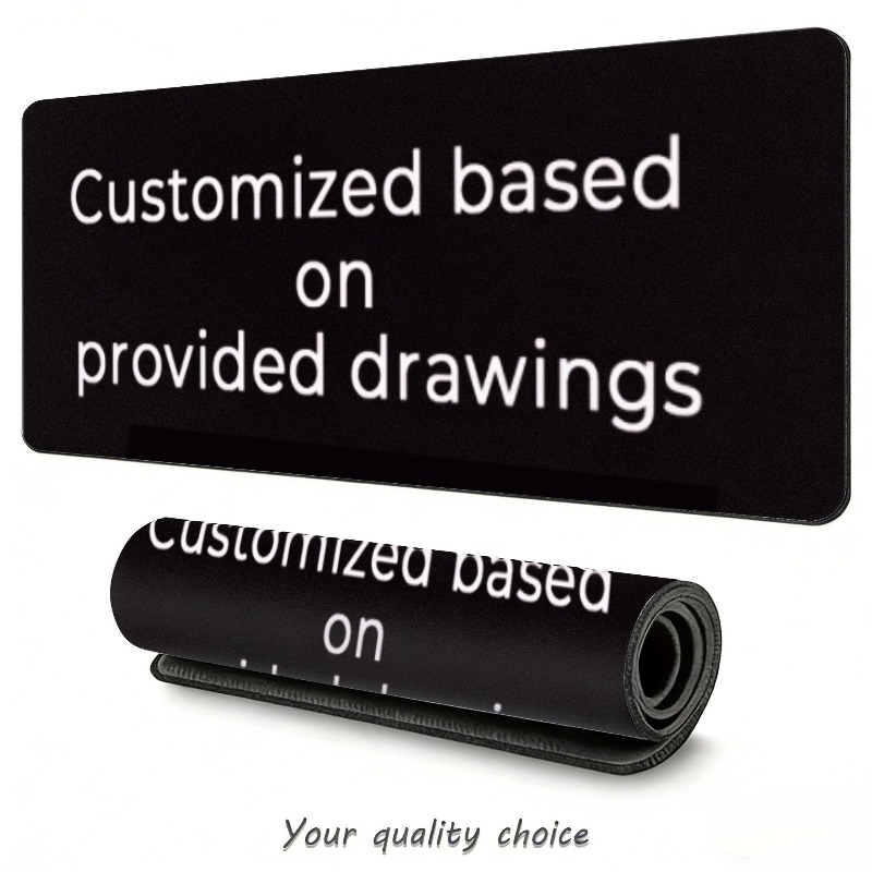 Rubber Mat Desk - Tappetino da Scrivania Personalizzato Grande con
