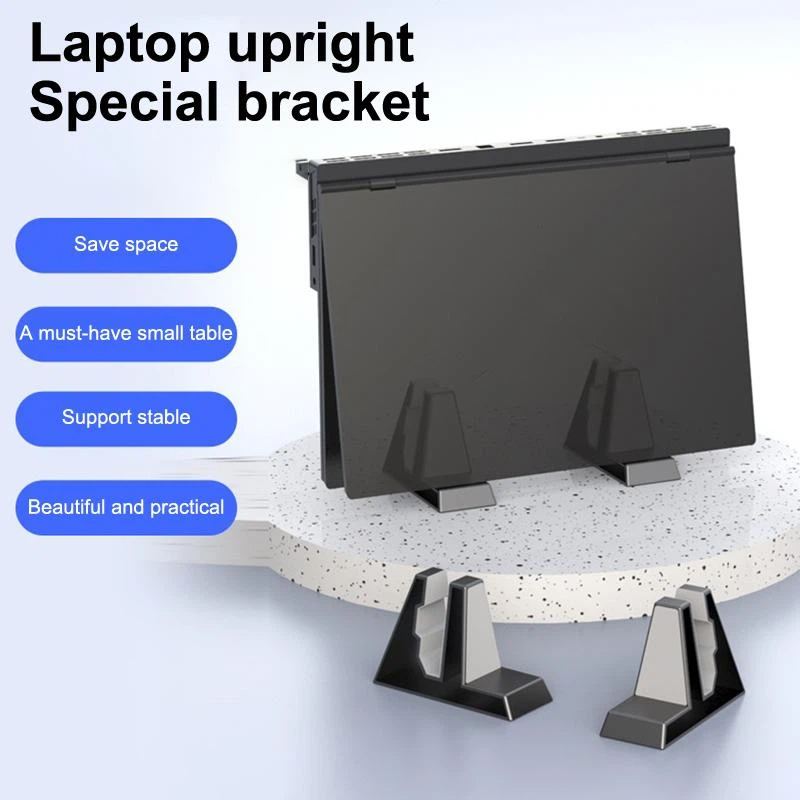 Vertical Laptop Stand - 【C】Supporto verticale per laptop da scrivania,