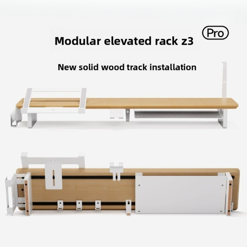 Monitor Riser Wood - Supporto per Monitor in Legno Massello