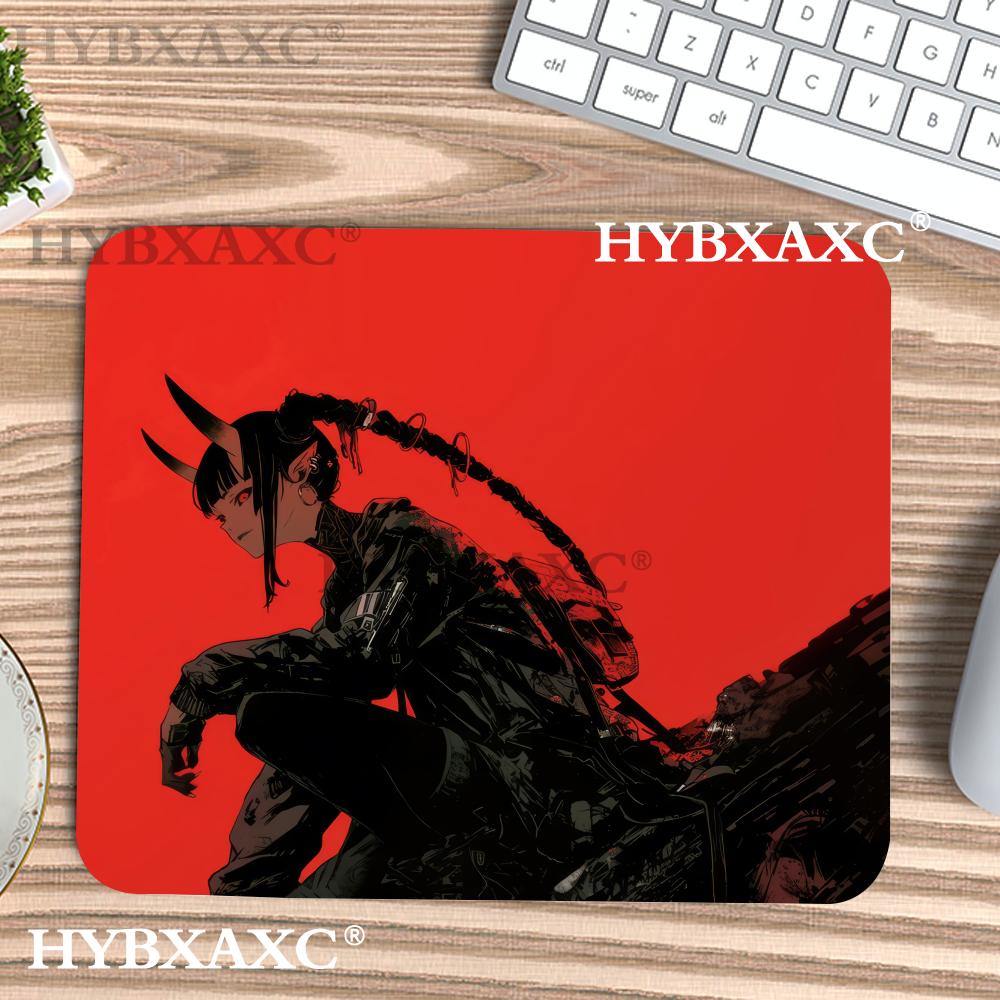 Work Desk Home Setup - HYBXAXC Tappetino per mouse Oni Girl