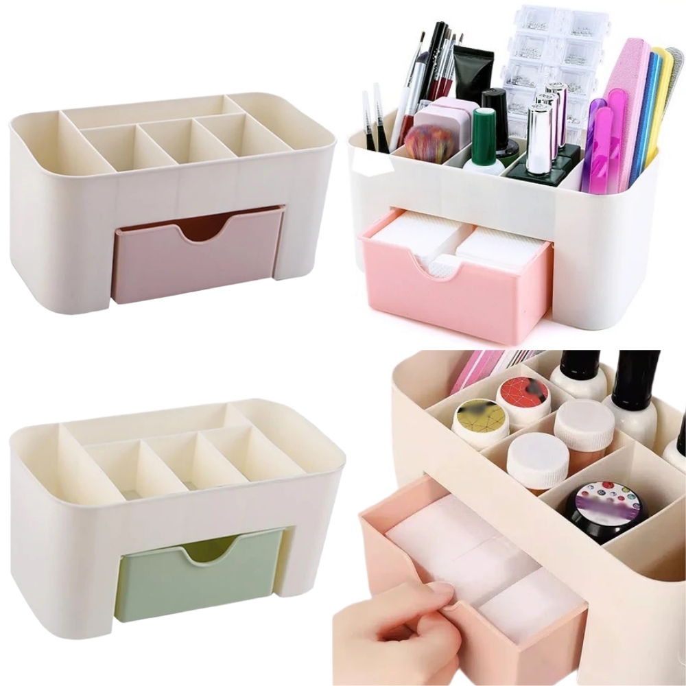 Desk Setup Shelves - Organizzatore per nail art Cassetto da