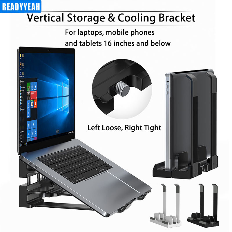 Vertical Laptop Stand - Supporto verticale per laptop per riporre