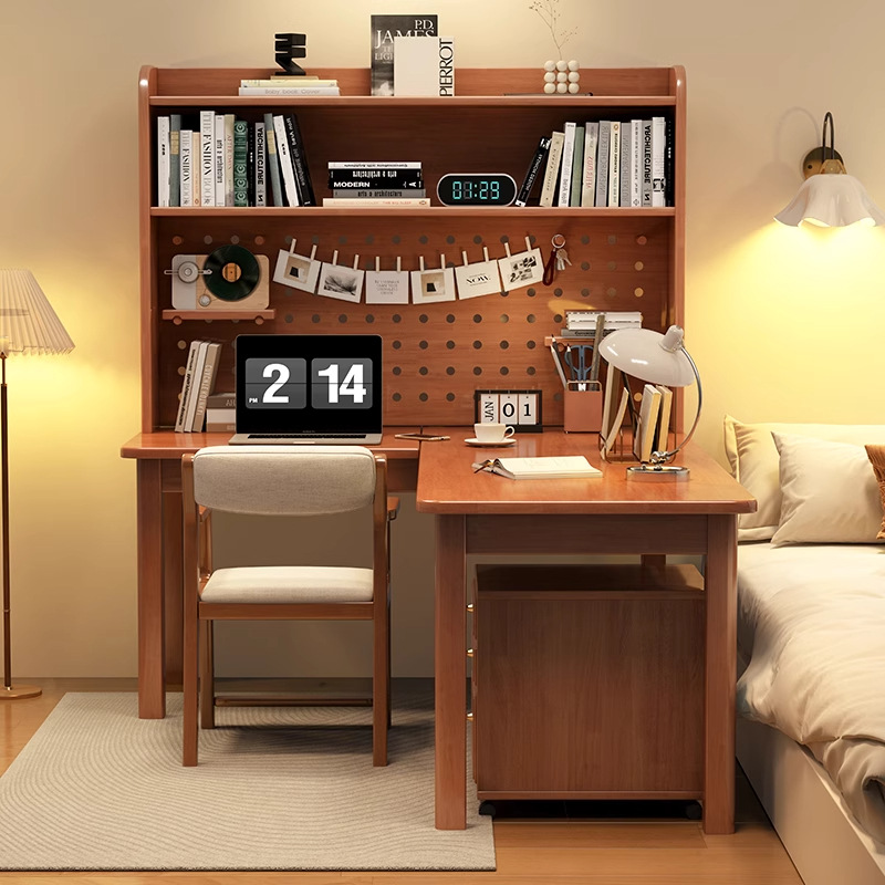L Shaped Desk Setup - Scrivania angolare moderna a forma di