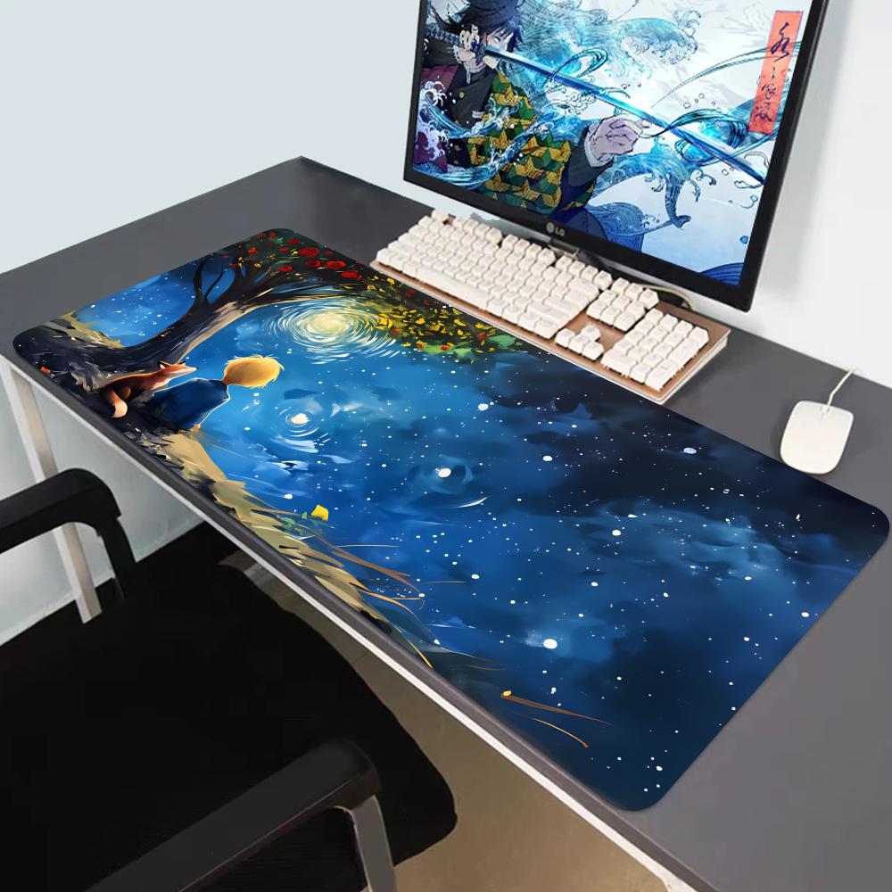 Desk Setup Red - Tappetino da Scrivania HYBXAXC Rosso, Mousepad
