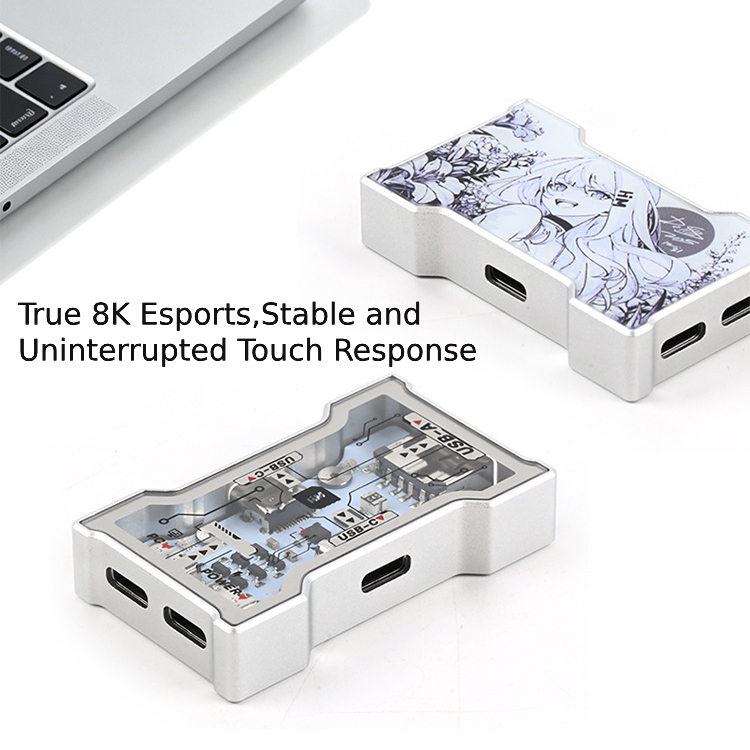 Hub USB RGB 2 Ingressi 3 Uscit - Desk Setup Usb Hub recensione e prezzo