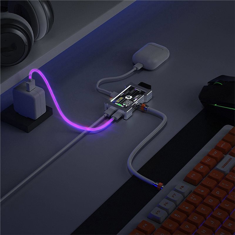 Hub USB da gioco HMLAB ZNEO 2- - Desk Setup Usb Hub recensione e prezzo