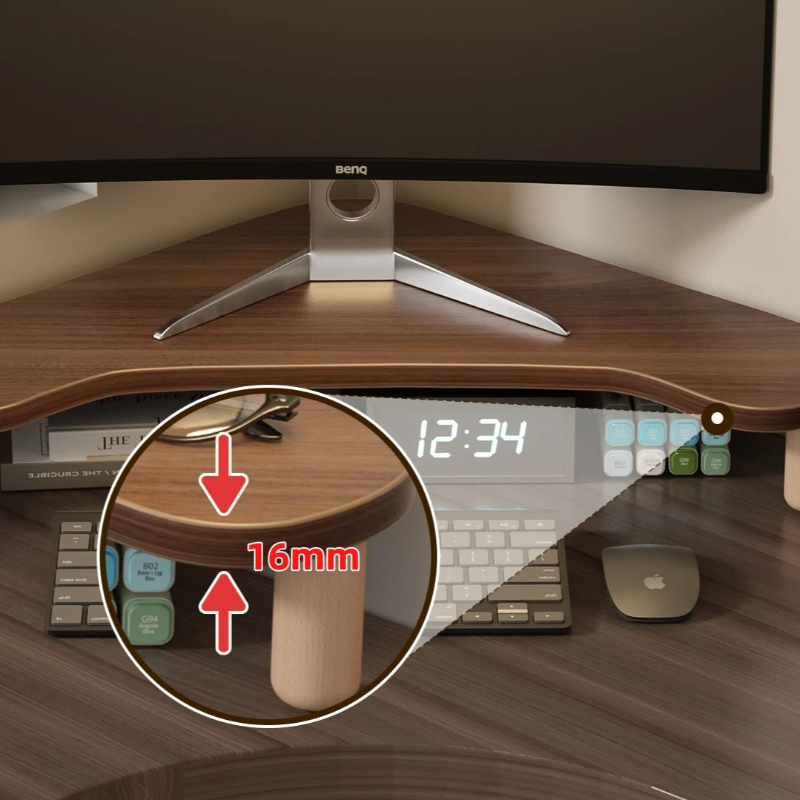 Supporto per Computer ad Angol - Monitor Riser Wood recensione e prezzo