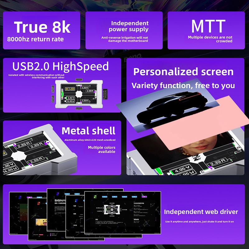 Hub USB da gioco - Porta da 2  - Desk Setup Usb Hub recensione e prezzo