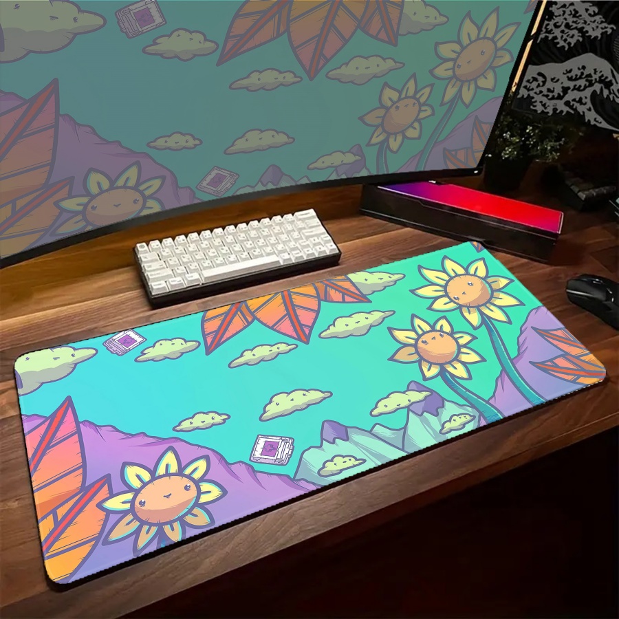 Tappetino per mouse con animal - Desk Setup With Plants recensione e prezzo