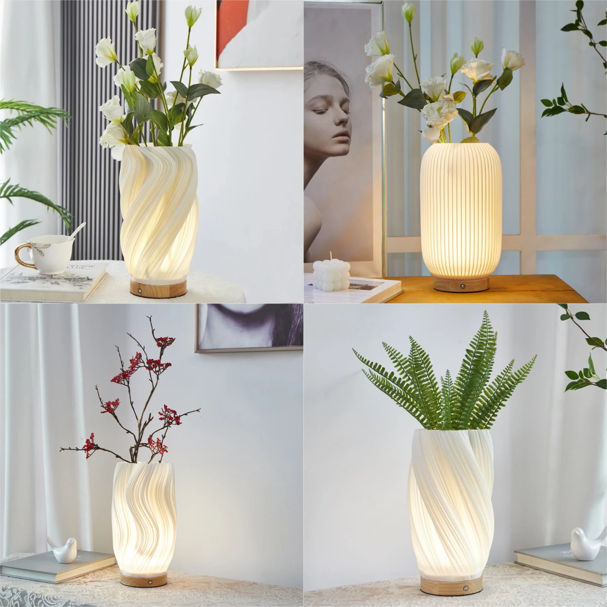 Lampada da scrivania 3D in sti - Desk Setup White recensione e prezzo