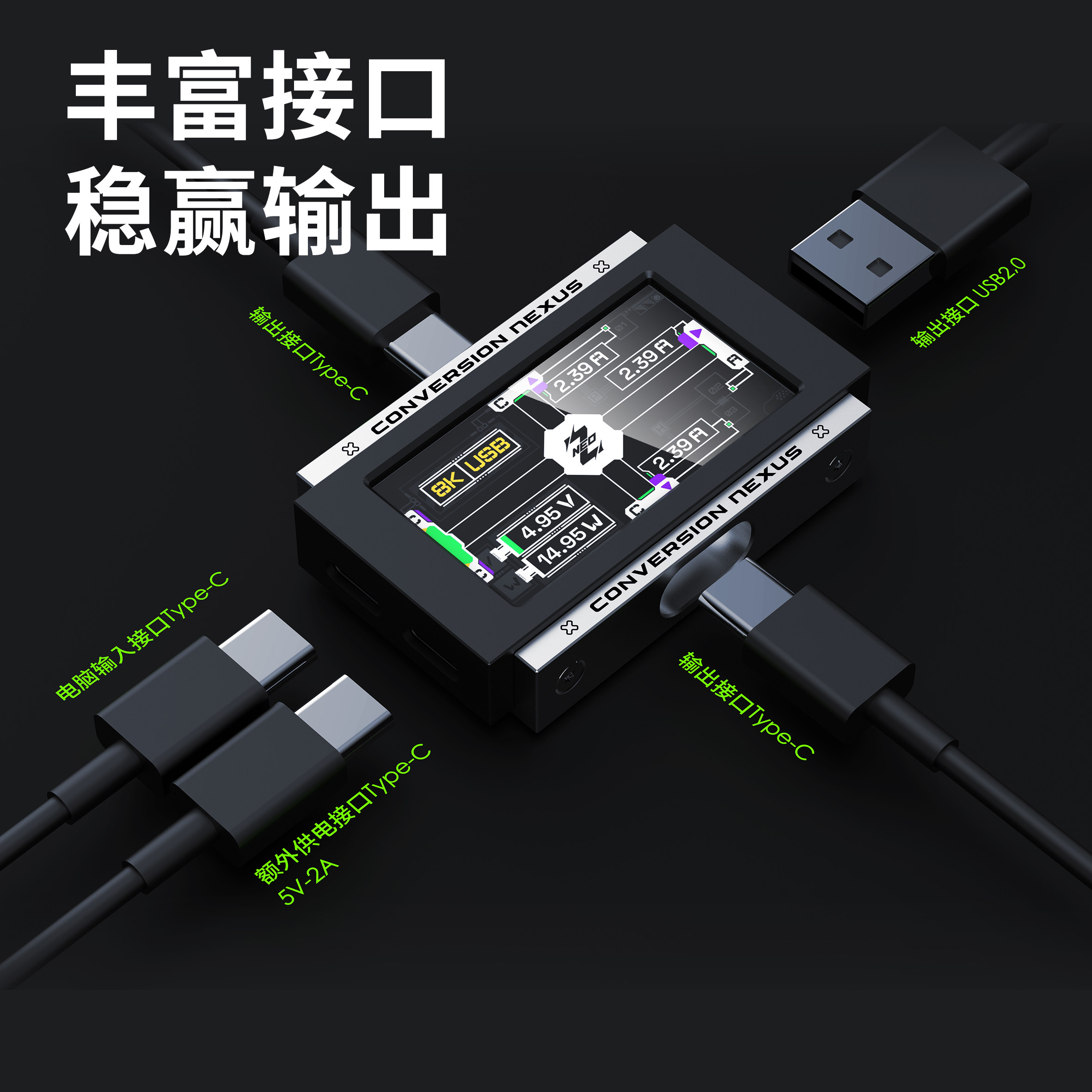 Hub USB da Gaming 2-in-3-out c - Desk Setup Usb Hub recensione e prezzo