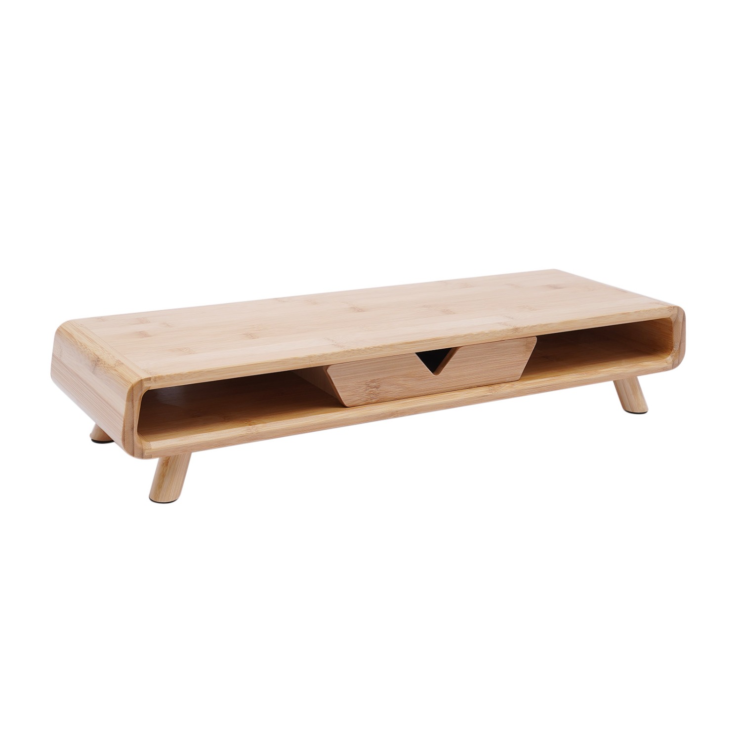 Supporto per Monitor in Bambù, - Monitor Riser Wood recensione e prezzo