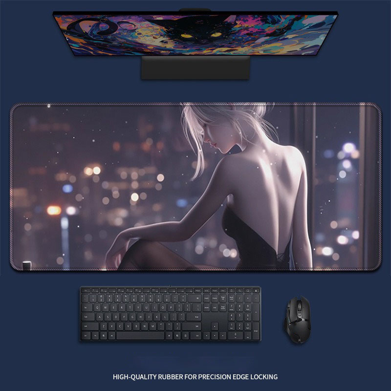 Tappetino per Mouse Esteso con - Desk Setup Red recensione e prezzo