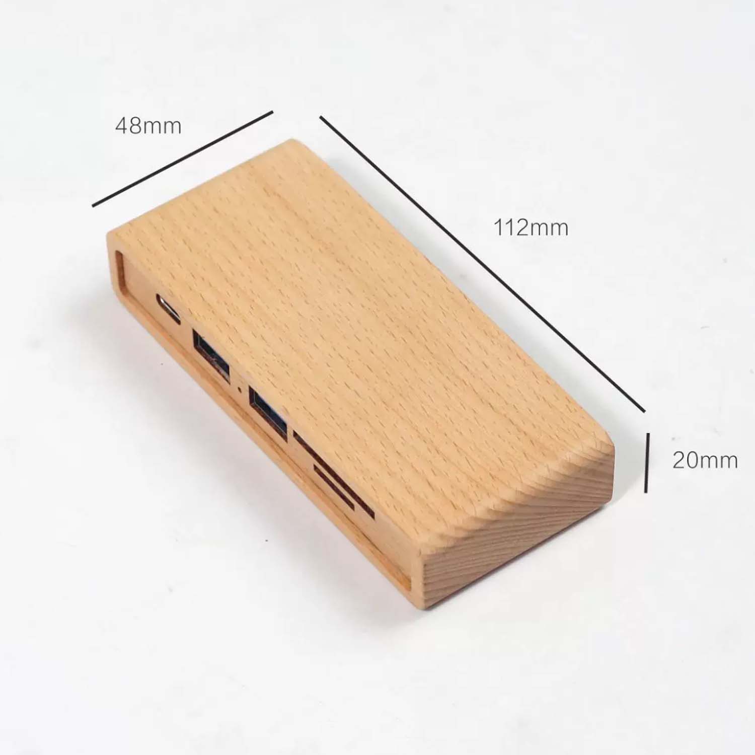 Hub USB 5-in-1 in Legno di Noc - Desk Setup Usb Hub recensione e prezzo