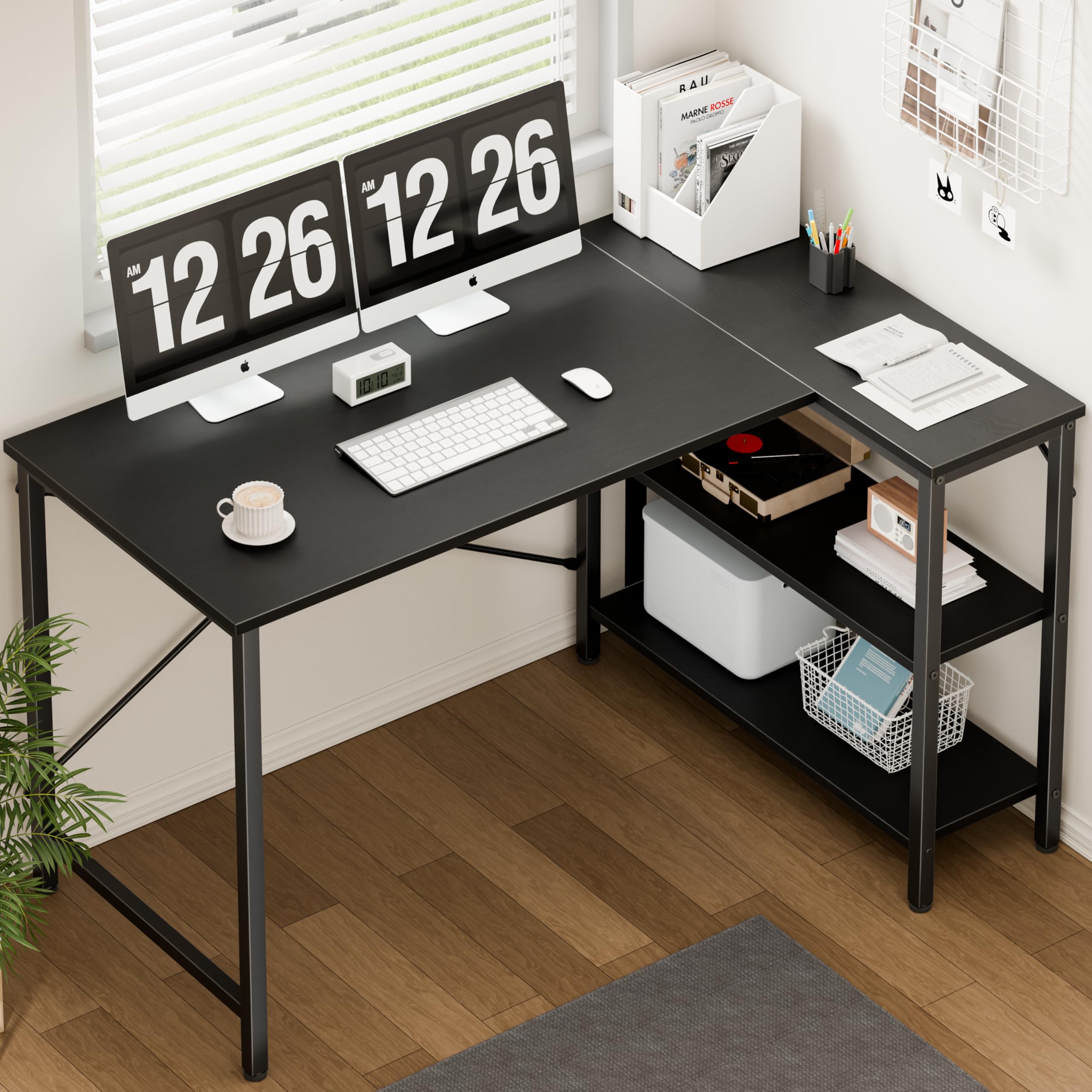 JHK Scrivania a forma di L Scr - L Shaped Desk Setup recensione e prezzo