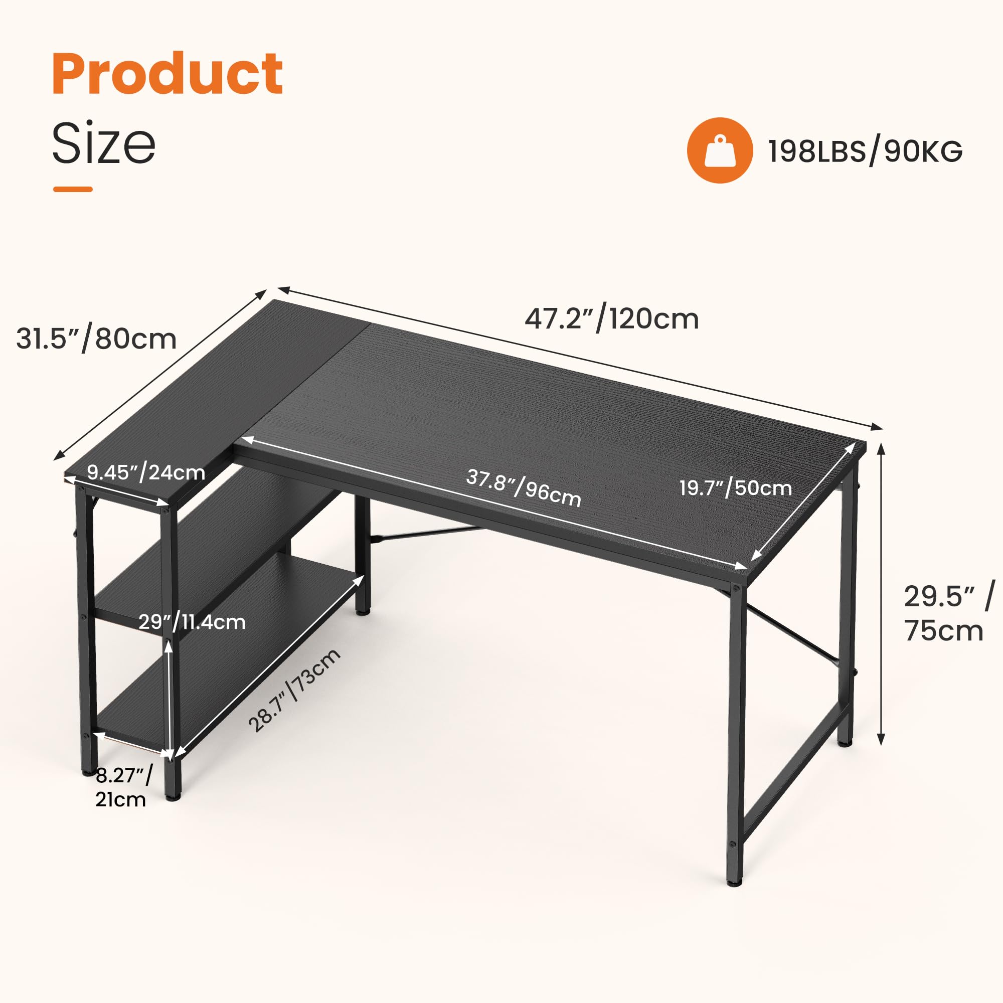 JHK Scrivania a forma di L Scr - L Shaped Desk Setup recensione e prezzo