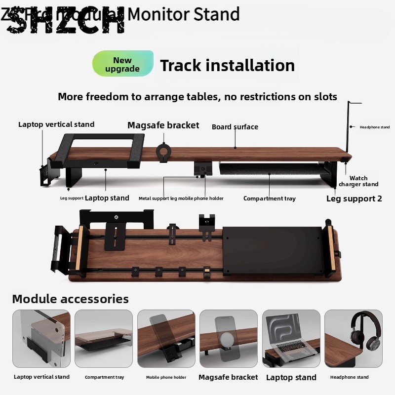 Supporto per Monitor Modulare  - Monitor Riser Wood recensione e prezzo