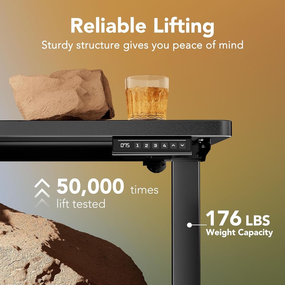 Scrivania elettrica regolabile - Work Desk Home Setup recensione e prezzo