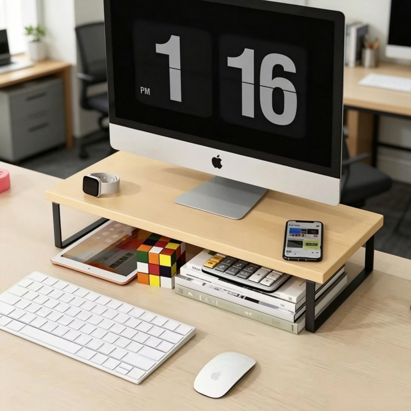 Supporto Creativo per Monitor  - Monitor Riser Wood recensione e prezzo