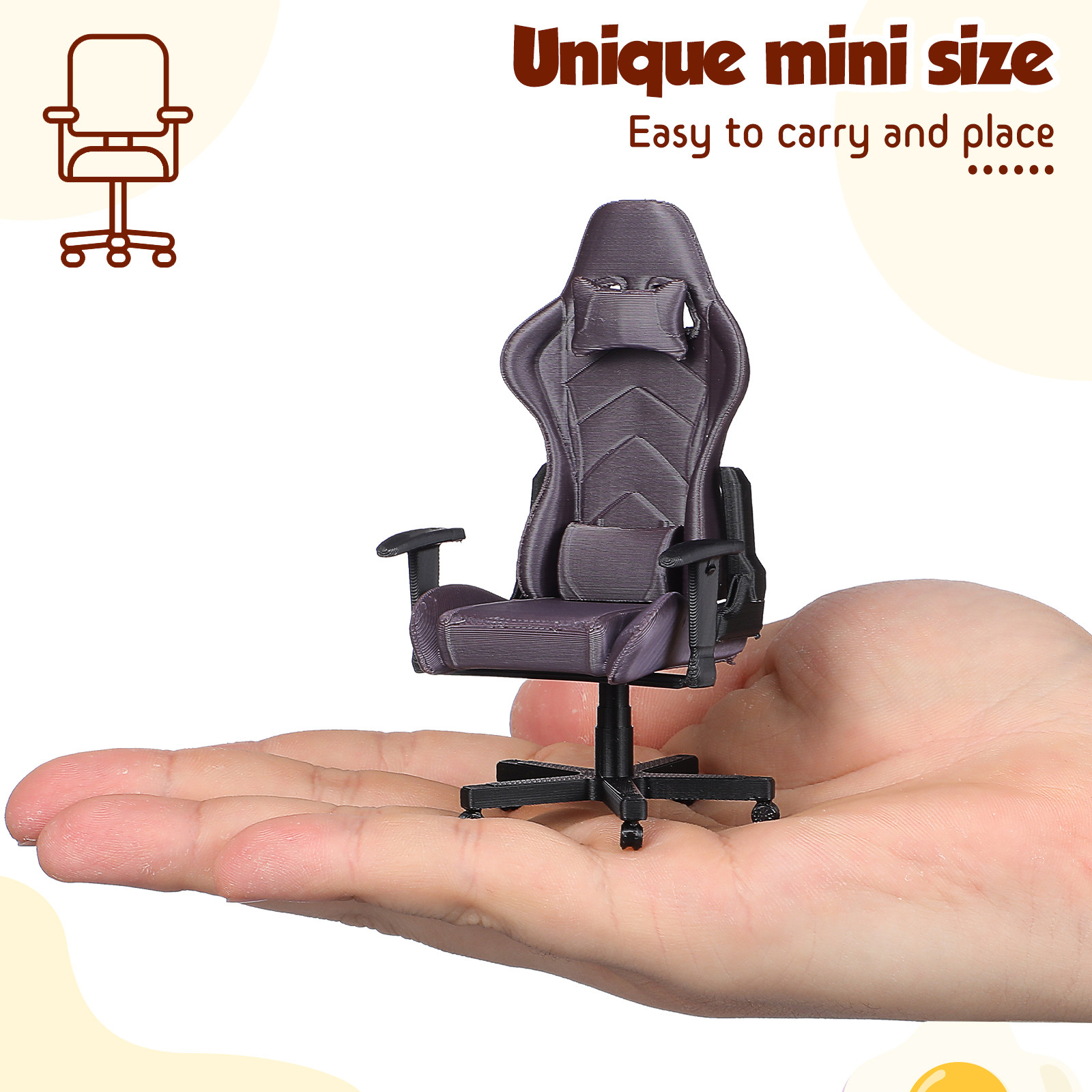 Sedia da Gaming in Miniatura S - Desk Setup Office recensione e prezzo