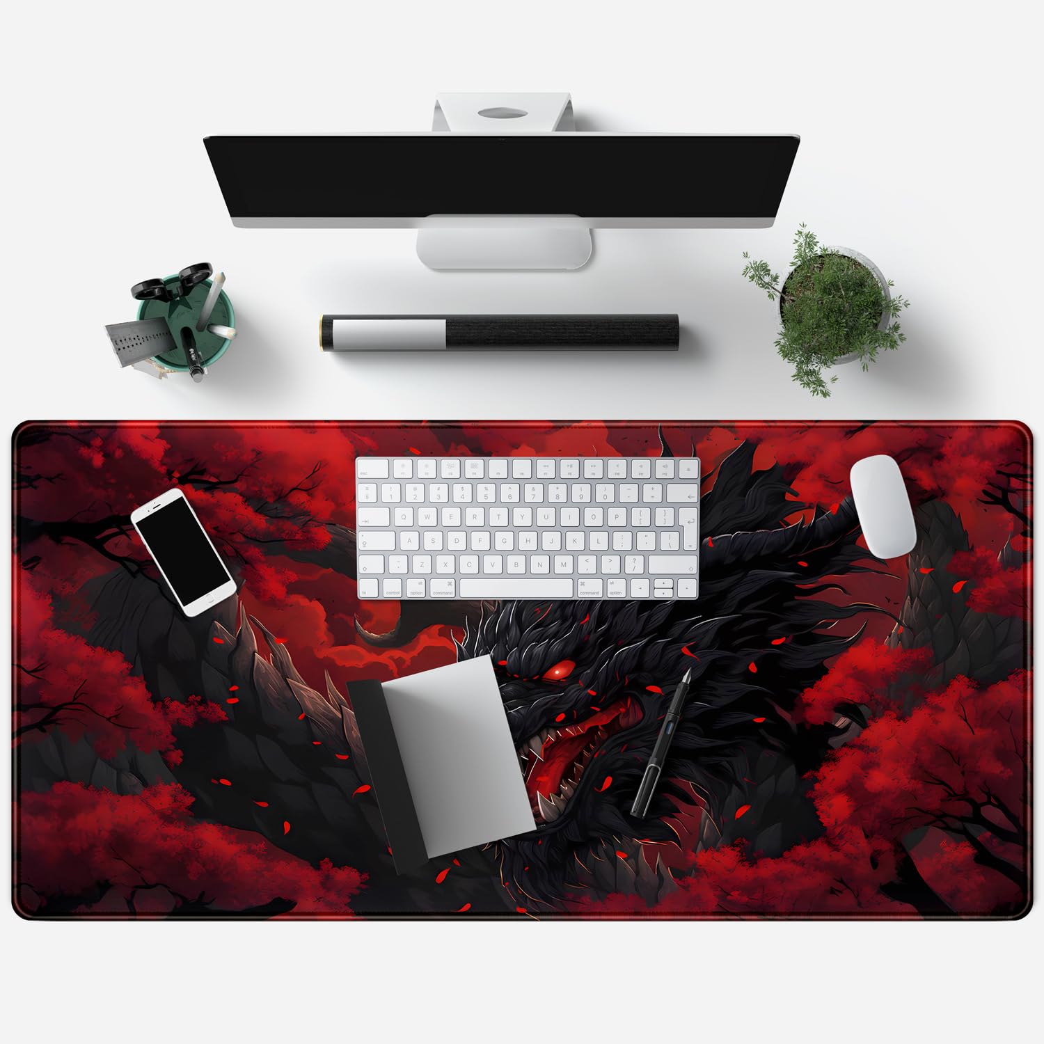 Tappetino per mouse gigante a  - Desk Setup Red recensione e prezzo