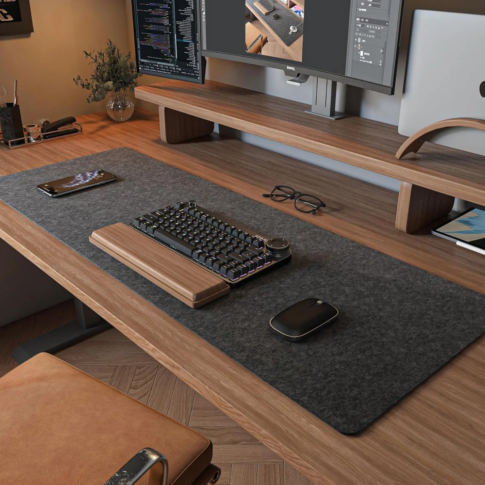 Tappetino da scrivania in felt - Desk Setup Ergonomic recensione e prezzo