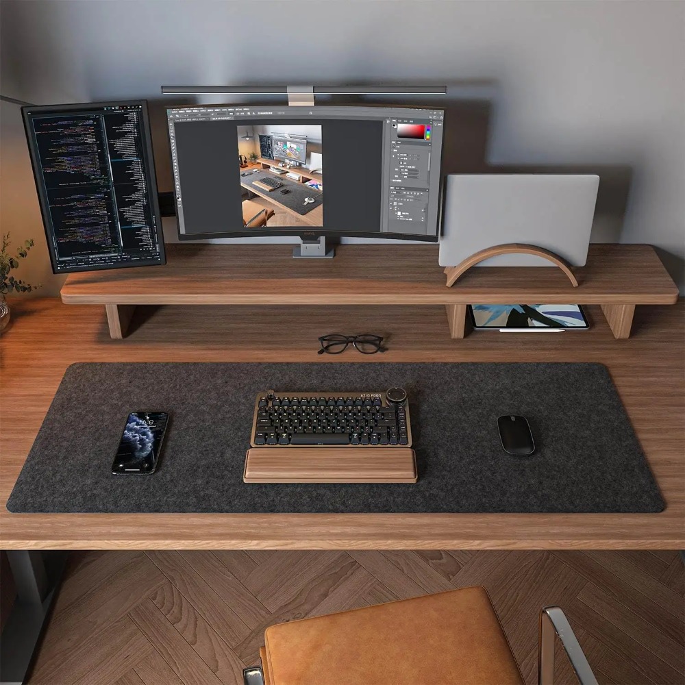 Tappetino da scrivania in felt - Desk Setup Ergonomic recensione e prezzo