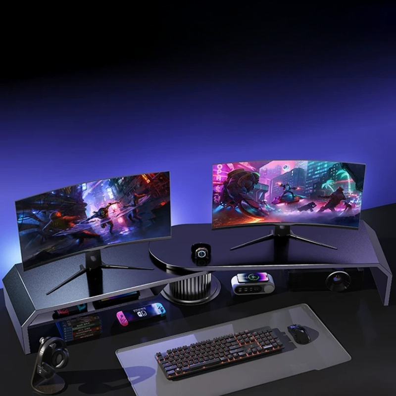 Supporto per Doppio Monitor da - Desk Setup For Laptop And Monitor recensione e prezzo