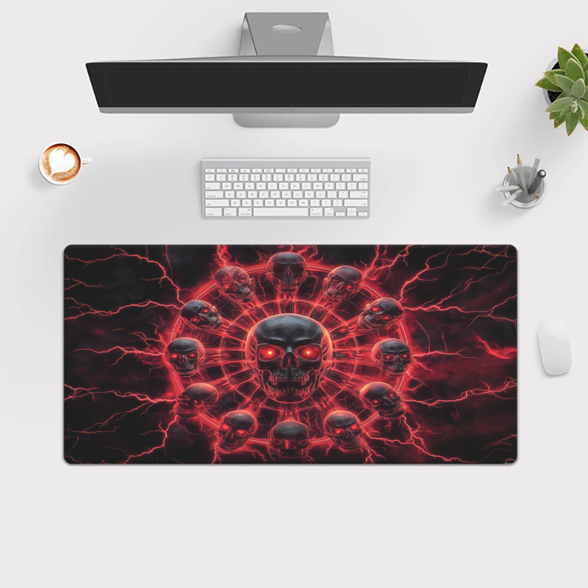Tappetino da Gaming Gotico con - Desk Setup Red recensione e prezzo
