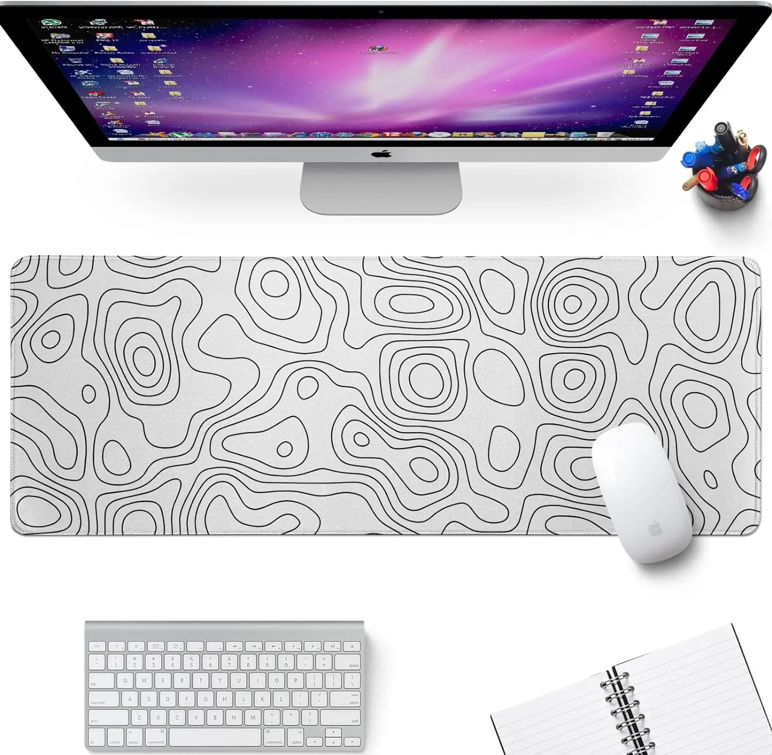 Tappetino per Mouse in Gomma B - Desk Setup White recensione e prezzo