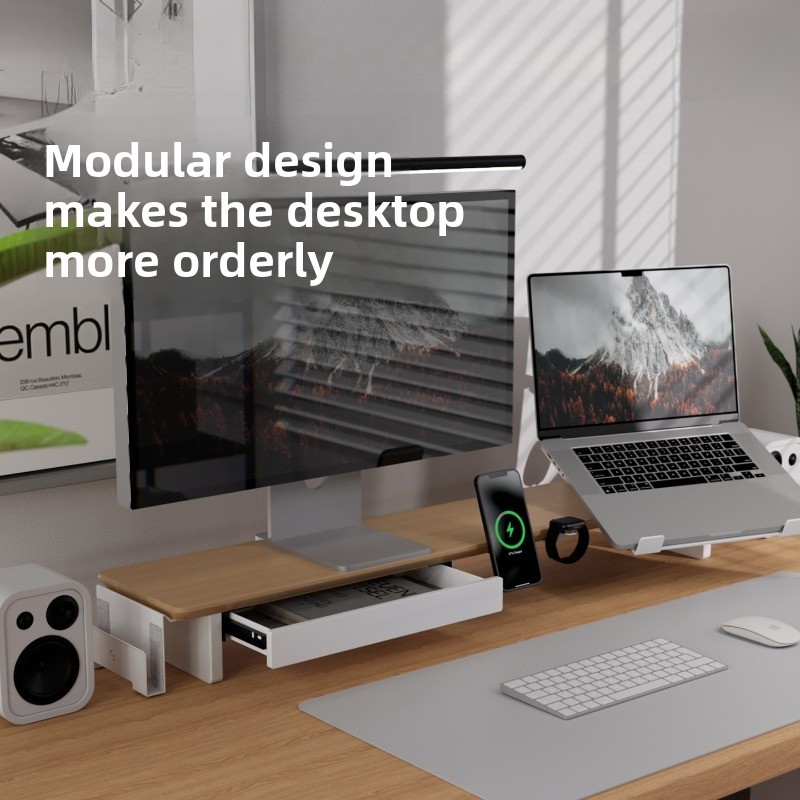 Supporto per Monitor in Legno  - Monitor Riser Wood recensione e prezzo