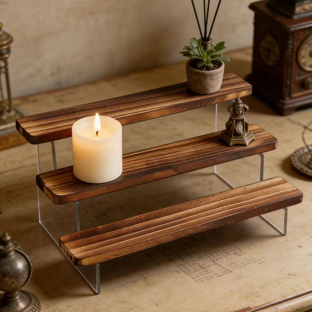 Espositore a gradini in legno  - Desk Setup Shelves recensione e prezzo
