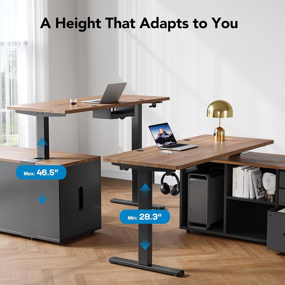 Scrivania a L da 55 pollici co - L Shaped Desk Setup recensione e prezzo