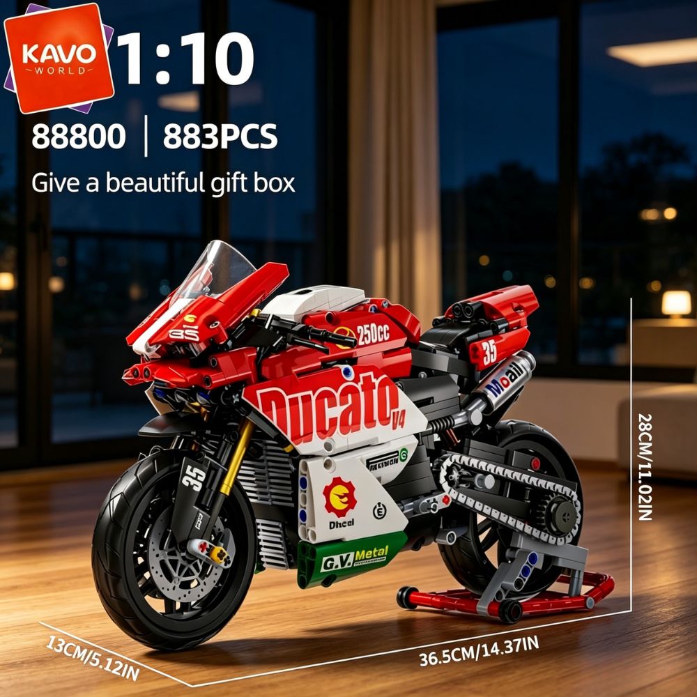 KAVOWORLD Set di Costruzioni M - Desk Setup Red recensione e prezzo